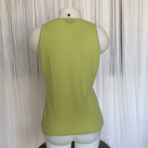 Forte Cashmere shell, tank crew top, sleeveless! Size Large - Picture 3 of 13